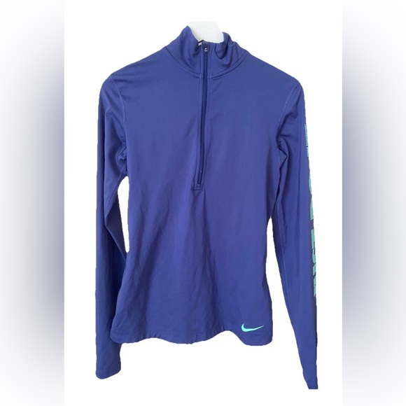 Nike Tops - Nike Dri-FIT Purple Long Sleeve 1/4 Zip Top size M